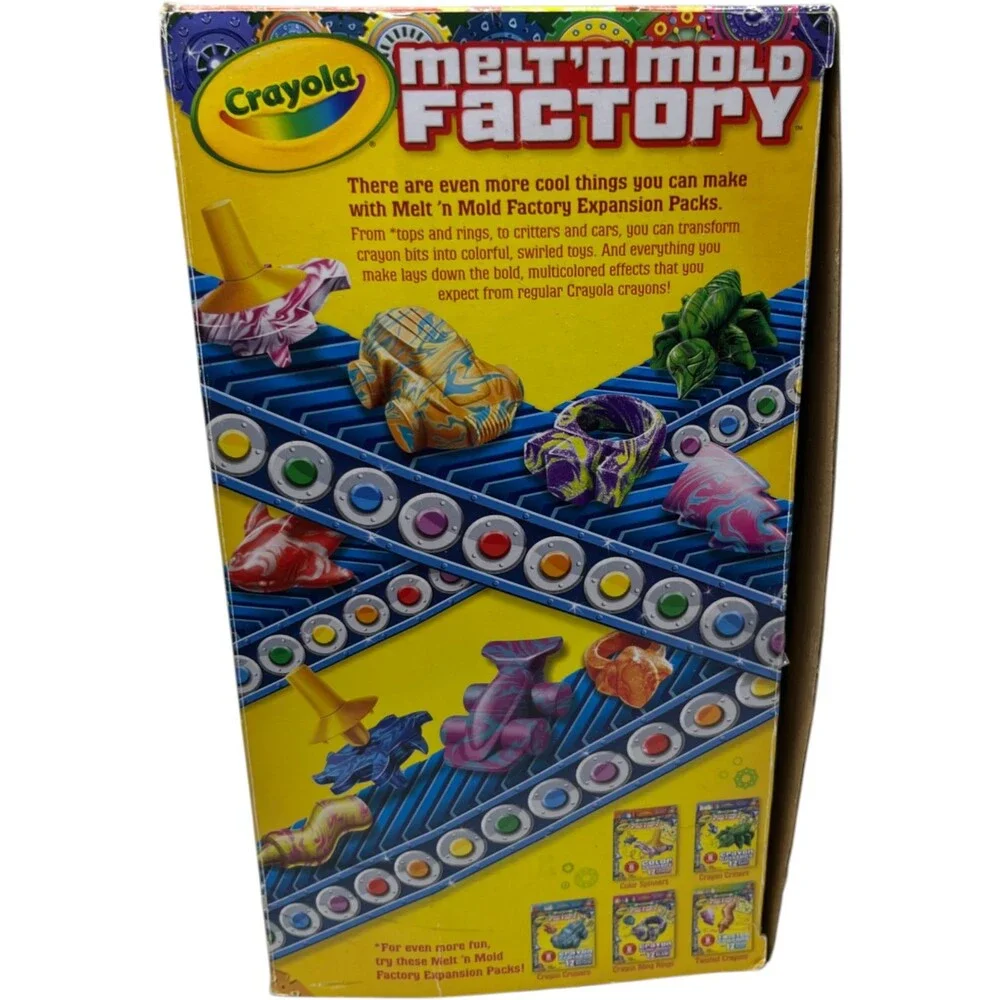 Crayola melt mold